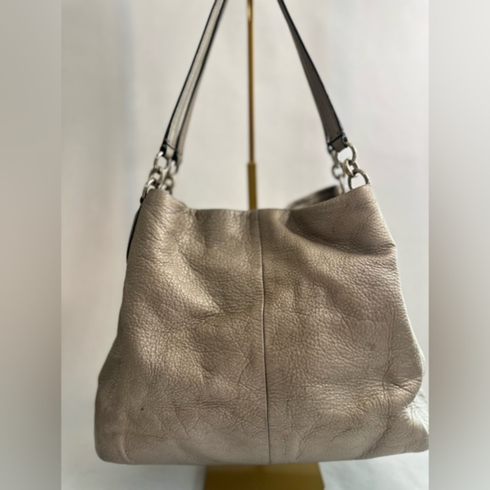 Coach Madison Phoebe in Metallic Gold